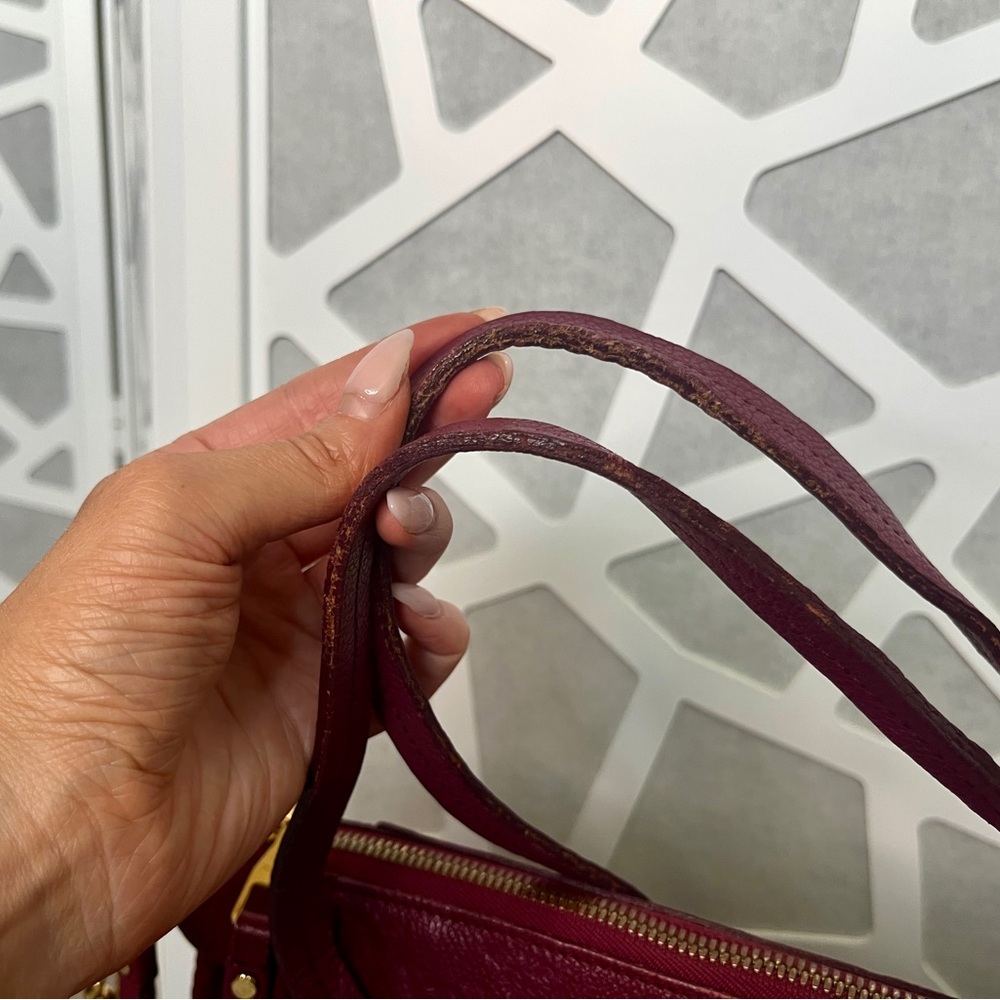 Louis Vuitton Vintage Empreinte Lumineuse PM - Burgundy Leather Tote Bag - Picture 7 of 15